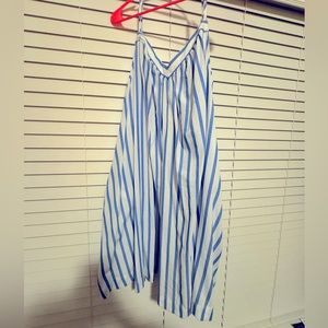 Ava & Viv - blue & white striped summer dress / beach cover up